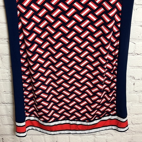 MICHAEL Michael Kors Geometric Print Cap Sleeve Dress - Picture 3 of 13